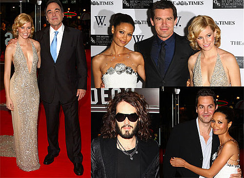 Photos Of Josh Brolin, Russell Brand, Elizabeth Banks, Thandie Newton at 2008 London Film Festival Premiere Of W