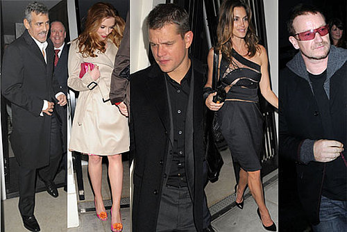 Photos Of Party For Darfur With George Clooney, Matt Damon, Scarlett Johansson, Cindy Crawford, Bono, and Many More