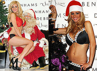 Photos of I'm A Celebrity's Nicola McLean in Lingerie at Christmas Photo Shoot