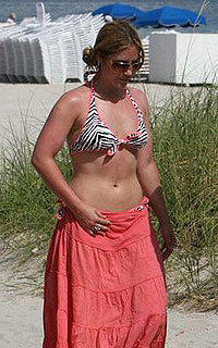 Photo of Heidi Range in Animal Print Bikini