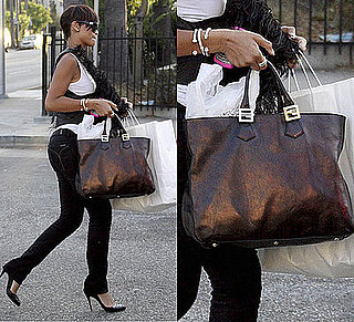 Rihanna Shows Off Her Fendi Twins Tote