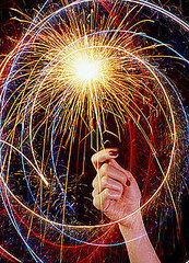 Gloves for Bonfire Night, Elbow length woolen gloves