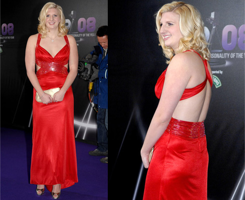 Rebecca Adlington at Sports Personality Awards 2008