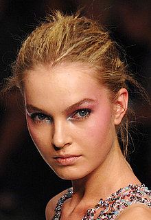 Exclusive Backstage Photos and Interview with Hairstylist Samantha Hillerby at Jenny Packham Show at London Fashion Week.