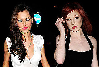 Photos of Girls Aloud Cheryl Cole Verus Nicola Roberts at Nobu in London.