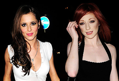 Photos of Girls Aloud Cheryl Cole Verus Nicola Roberts at Nobu in London.