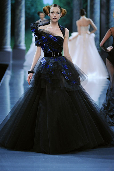 John Galliano Plays Peekaboo with Fall 2008 Dior Couture John Galliano Plays Peekaboo with Fall 2008 Dior Couture