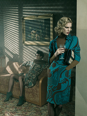 Iselin Steiro, Kinga Rajzak Give Fall 2008 Missoni Their Prints Iselin Steiro, Kinga Rajzak Give Fall 2008 Missoni Their Prints