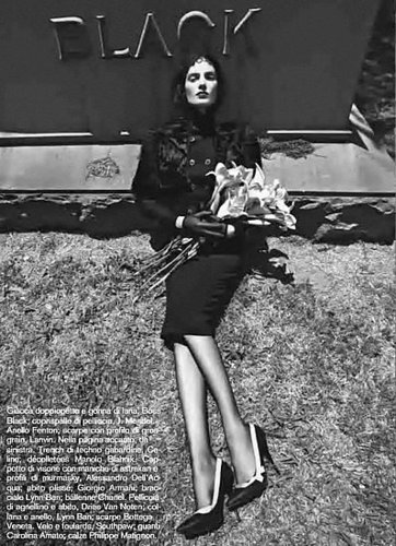 August 2008 Vogue Italia: Still A Fan of Black Clothes, But What About Black Models? August 2008 Vogue Italia: Still A Fan of Black Clothes, But What About Black Models?