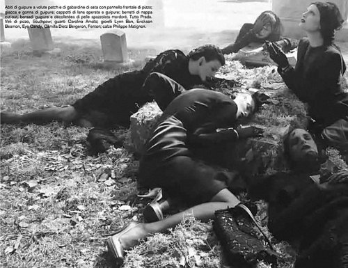 August 2008 Vogue Italia: Still A Fan of Black Clothes, But What About Black Models? August 2008 Vogue Italia: Still A Fan of Black Clothes, But What About Black Models?