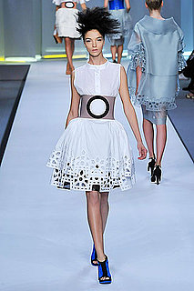Fendi Spring 2009: Delicate Dresses, Big Belted