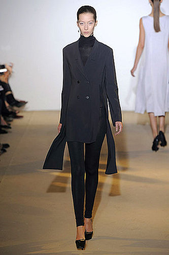 Raf Simons Sees the Benefits of Fringe for Jil Sander Spring 2009 Raf Simons Sees the Benefits of Fringe for Jil Sander Spring 2009