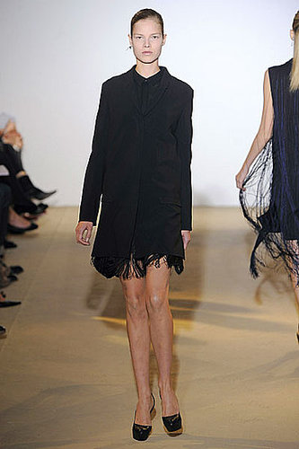 Raf Simons Sees the Benefits of Fringe for Jil Sander Spring 2009 Raf Simons Sees the Benefits of Fringe for Jil Sander Spring 2009