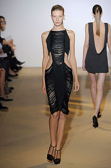 Raf Simons Sees the Benefits of Fringe for Jil Sander Spring 2009 Raf Simons Sees the Benefits of Fringe for Jil Sander Spring 2009