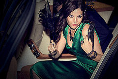 Julia Restoin-Roitfeld Knows How to Accessorize for Fall 2008