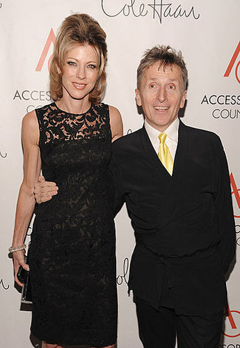 Elle's Roberta Myers in Prada and Simon Doonan. Elle's Roberta Myers in Prada and Simon Doonan.