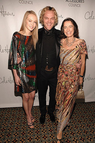 Siri Tollerod in Pucci, Peter Dundas, and Laudomia Pucci in Pucci. Siri Tollerod in Pucci, Peter Dundas, and Laudomia Pucci in Pucci.