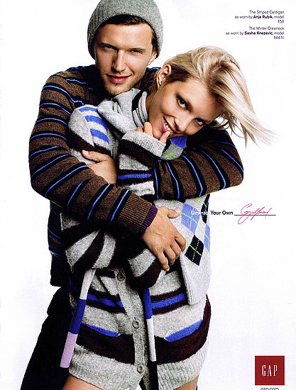 Sasha Knezevic and Anja Rubik. Sasha Knezevic and Anja Rubik.