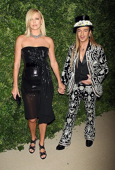 Charlize Theron and John Galliano