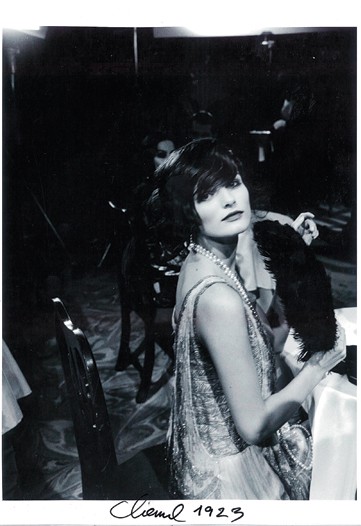 Edita Vilkeviciute as Coco Chanel in 1923. Edita Vilkeviciute as Coco Chanel in 1923.