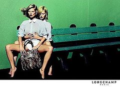 Kate Moss and Sasha Pivovarova Pair Up for Longchamp Spring 2009