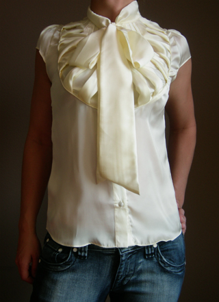 What I want right now - Tie Neck Blouse