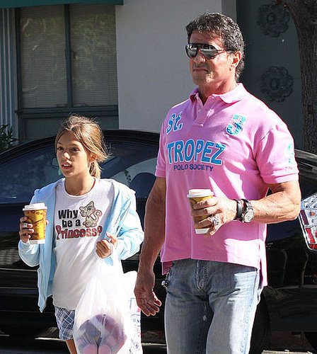 Sly Treats His Princess to a Walk and a Coffee Sly Treats His Princess to a Walk and a Coffee