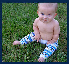 Ecotot: Dittany Baby "Green" Skid Pants  