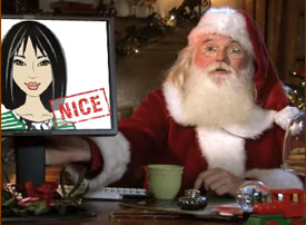 Website lil Loves: Santa's Nice List  