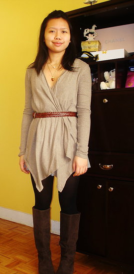 Beige and brown