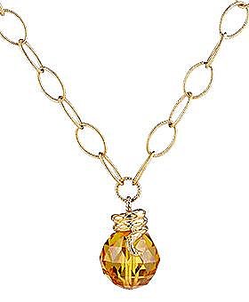 Just Cavalli - Yellow Zircon Necklace - eLuxury