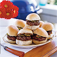 Sliders with Shallot-Dijon Relish 