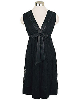 Retro Black Lace Babydoll Cocktail Dress ($52)