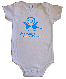 Mommy's Little Monster onesie ($11)