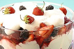 Strawberry-Blackberry Summer Trifle