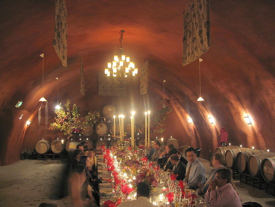 The cave was magical, designed by John James Designs in San Francisco.