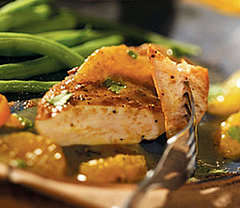 Spiced Chicken with Tangerine Sauce