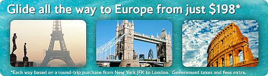 Glide to Europe - British Airways