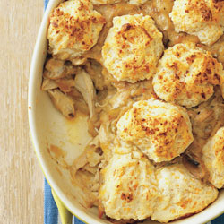Two great things - chicken n' biscuits - in one!