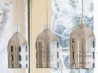 Cool Idea: 1930s Vintage Seltzer Pendant Lamps