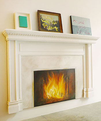Cool Idea: Fireplace Painting 