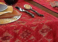 Steal of the Day: Silk Ikat Table Runner Steal of the Day: Silk Ikat Table Runner