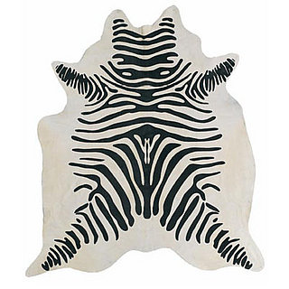 Steal of the Day: Modern Dose Cowhide Zebra Rug