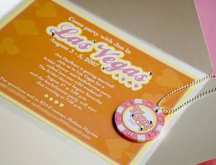 The Card Shop: Vegas Bachelorette Invites