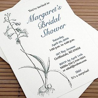 The Card Shop:  A Botanical Bridal Shower