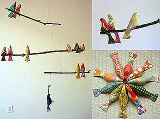 DIY:  Handsewn Bird Mobile