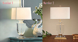 Less or More: Crystal Table Lamp