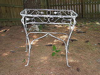 Before and After: a Pretty Patio Table