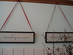 Cool Idea: Hang It With Ribbons