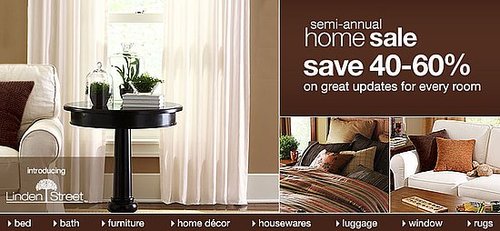 Sale Alert: 40 to 60 Percent Off JCPenney Home